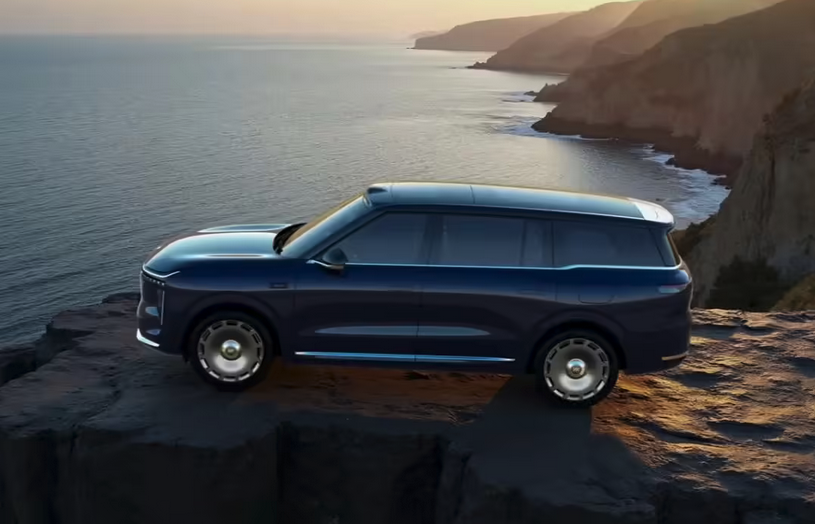 智己首款中大型增程SUV LS9完成工信部申报 大饼轮毂太吸睛